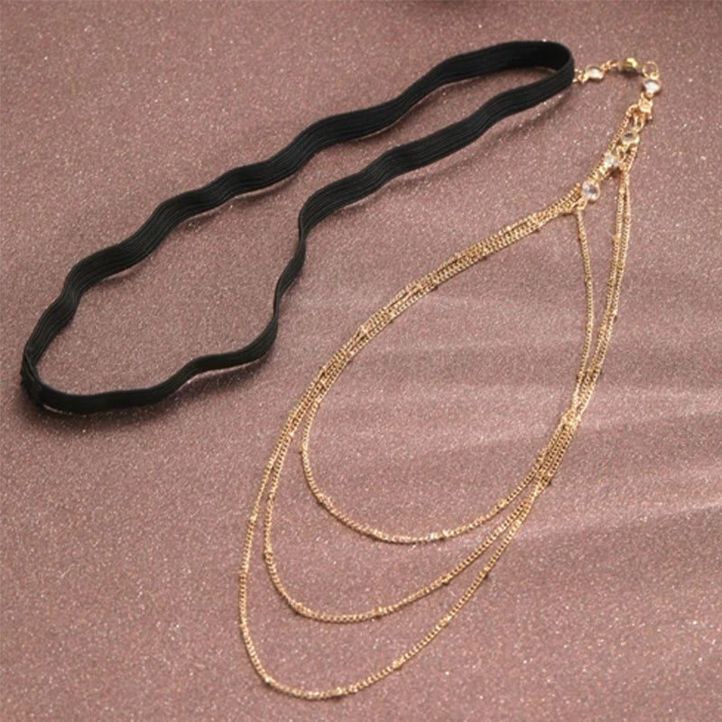 Bohemia Multi Layer Butterfly Tassel Leg Chain for Women Fashion Sexy Metal Bodychain Beach Thigh Leg Chain Jewelry Accessories - AMULET RING STORE