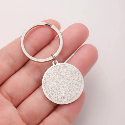 Dawapara 99 Names of Allah Necklace Islamic Muslim Arabian Calligraphy Ayatul Kursi Pendant Religious Stainless Steel Jewelry - AMULET RING STORE