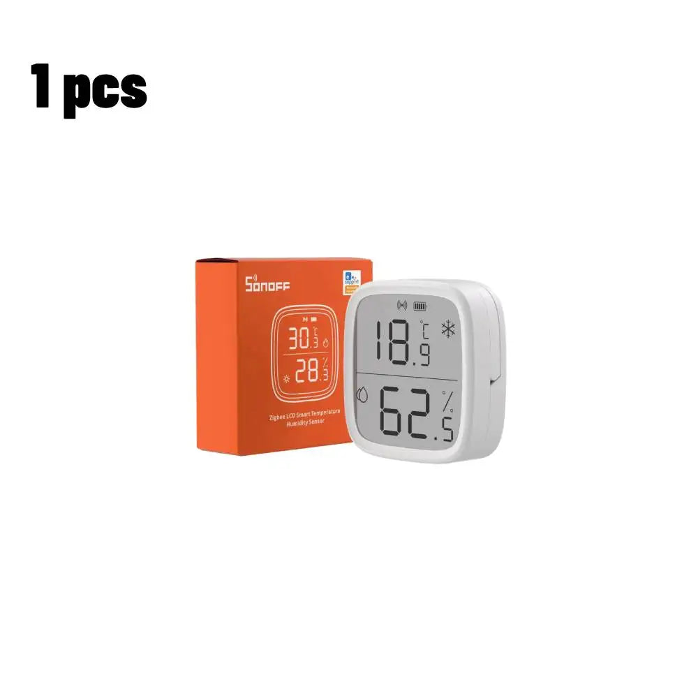 SONOFF SNZB-02D Zigbee LCD Temperature Humidity Sensor Diy Smart Home With TRVZB Works With Alexa Google Home Assistant mqtt - AMULET RING STORE