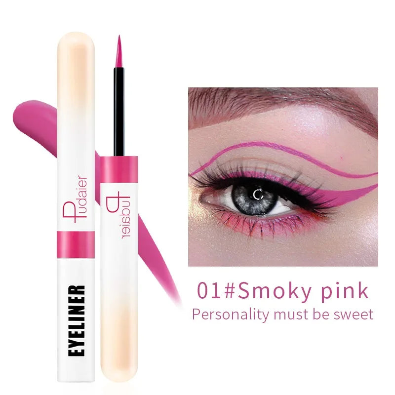 12 Colors Liquid Eyeliner Pencil Shimmer Sexy EyeShadow Portable Waterproof Durable Eyeliner Women Hot Sales Makeup Cosmetics - AMULET RING STORE