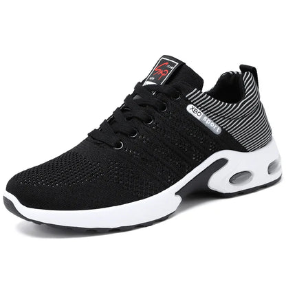 Men's shoes spring new trend men's shoes breathable lace-up running shoes Korean version of light casual walking shoes men - AMULET RING STORE