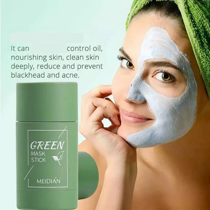 40ml Remove Blackhead Green Tea Solid Mask Clean Stick Mask Facial Dispel Acne Blemish Shrink Pores Korean Skin Care Multipack - AMULET RING STORE