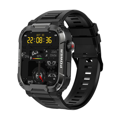 Military Smart Watch for Men (Answer/Make Call), 1.85'' HD 400mAh Long Battery Tactical Sports Watch, Outdoor Rugged Smartwatch