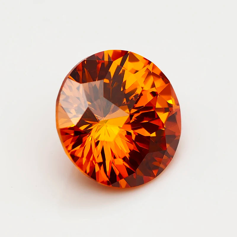 New 5A Quality Round Colored Empire Cut Cubic Zirconia Stones Loose Gemstone for Jewelry Making