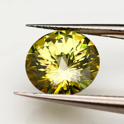 New 5A Quality Round Colored Empire Cut Cubic Zirconia Stones Loose Gemstone for Jewelry Making