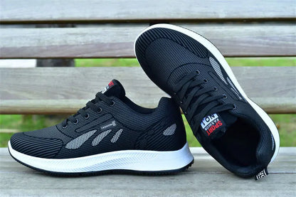 2025 new spring trend sports men's shoes Lace-up thick sole casual fashion shoes Large size Wear skid resistance - AMULET RING STORE