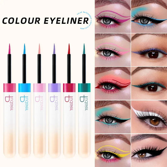 12 Colors Liquid Eyeliner Pencil Shimmer Sexy EyeShadow Portable Waterproof Durable Eyeliner Women Hot Sales Makeup Cosmetics - AMULET RING STORE