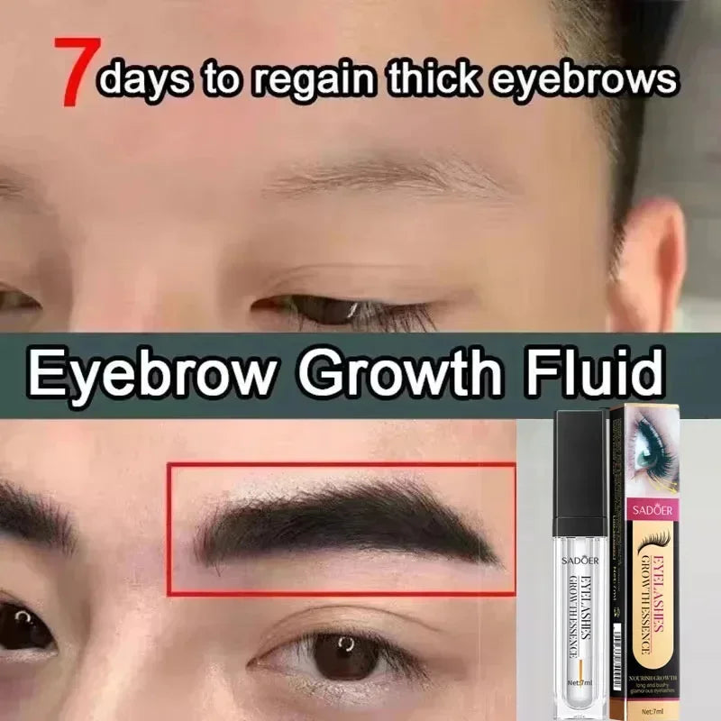 Fast Eyelash Growth Serum 7 Days Lashes Eyebrow Enhancer Product Longer Fuller Thicker Extension Treatment Lash Lift Care Makeup - AMULET RING STORE