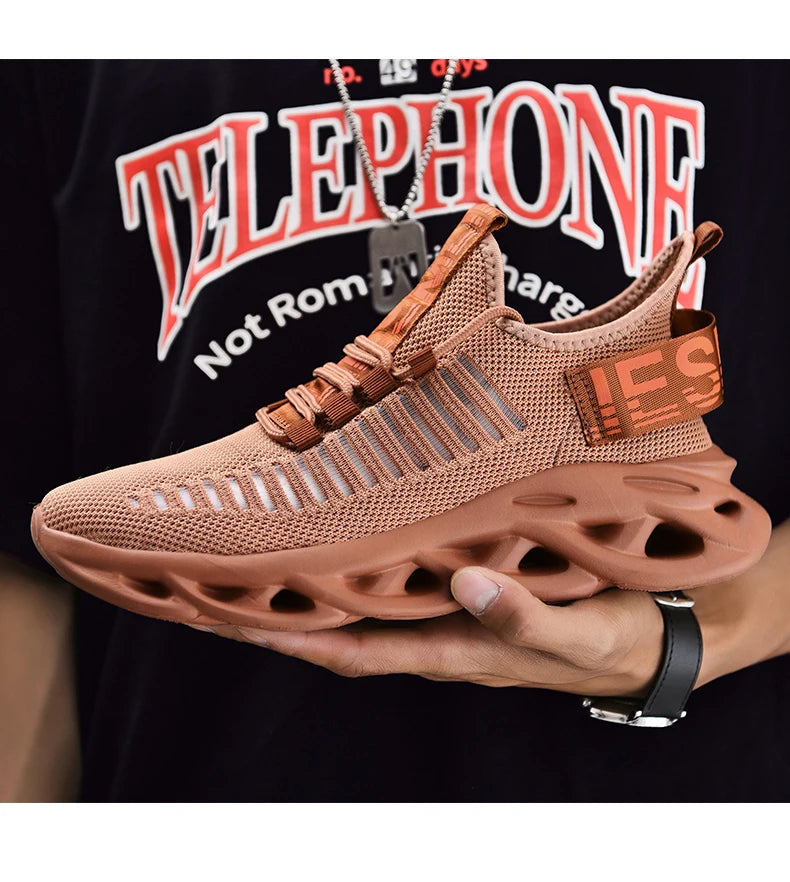 Men Shoes Comfortable Sneakers Breathable Running Shoes For Women Mesh Tennis Sports Shoes Outdoor Air Waling Casual - AMULET RING STORE