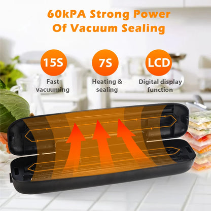 SaengQ Vacuum Sealer Machine Food Vacuum Sealer Packaging With Free 10pcs Vacuum bags Household Vacuum Food Sealing - AMULET RING STORE