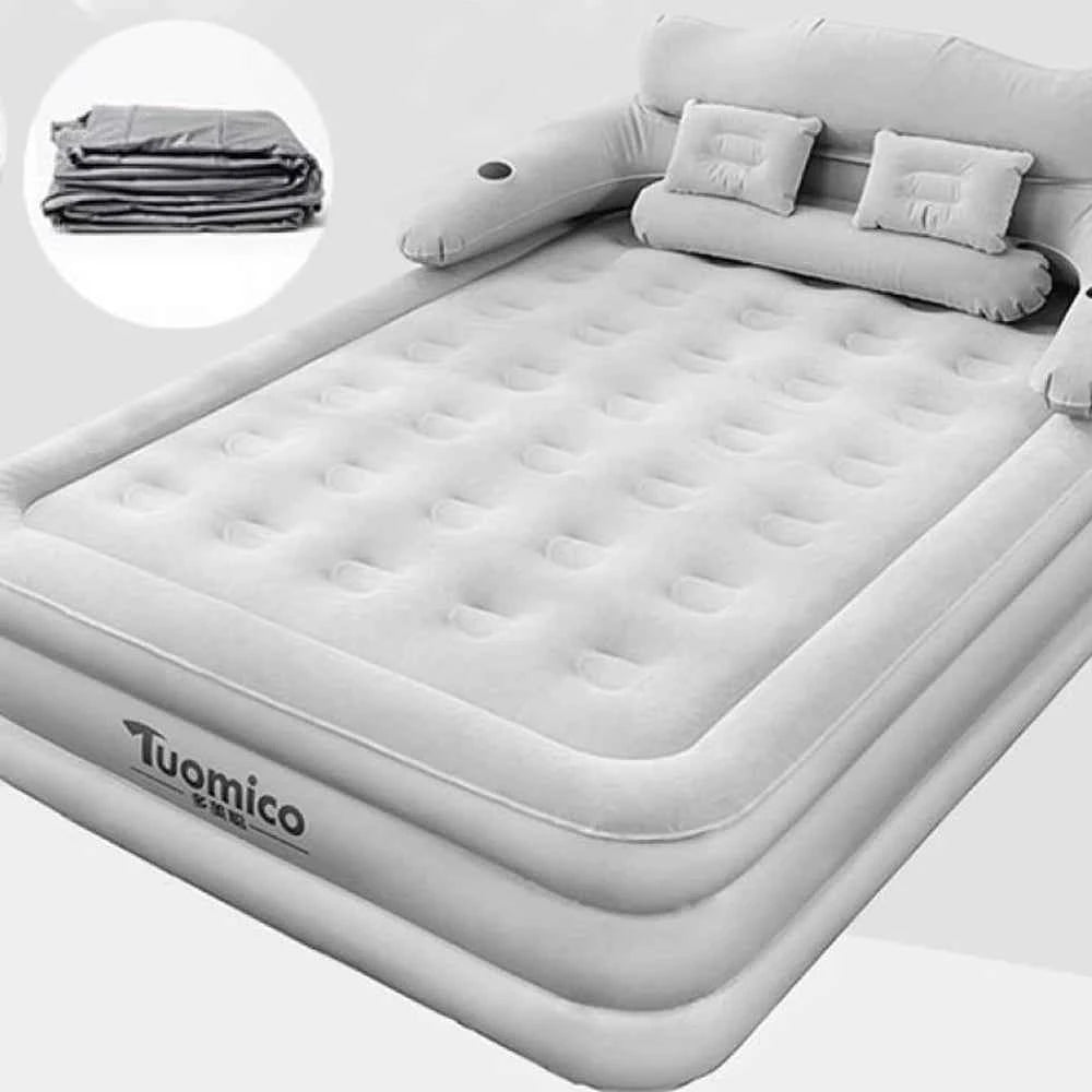 2 Persons Inflatable Mattress Indoor Outdoor Air Cushion 48cm High Bed
