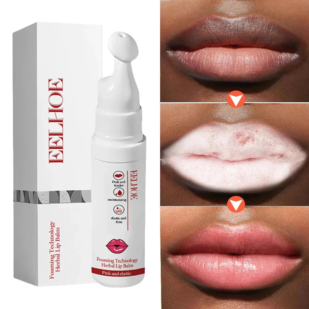Remove Dark Lip Balm Bubble Lightening Pink Lip Exfoliating Fade Lip Line Dead Skin Moisturizer Beauty Health Lip Care Products - AMULET RING STORE