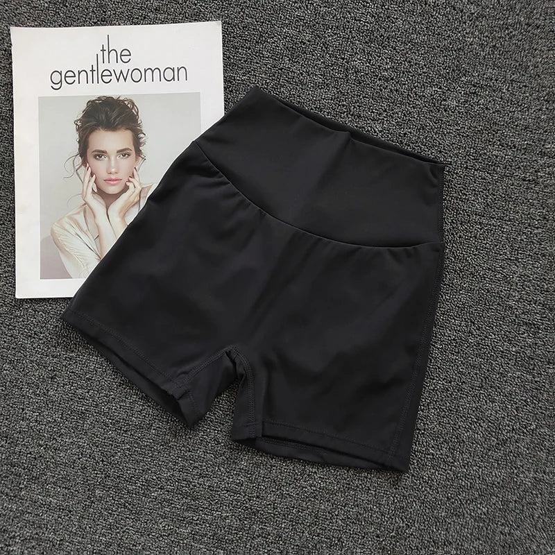 New Yoga Shorts With Pocket Women Sport High Waist Tights Buttocks Fitness Workout Leggings Push Up Gym Clothing Cycling Shorts