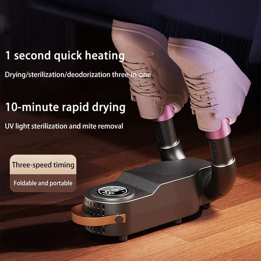 Xiaomi Intelligent Shoe Dryer Purple Light Deodorizing Portable Foldable Dryer Timer Autumn Winter Home Electric Foot Boot Dryer