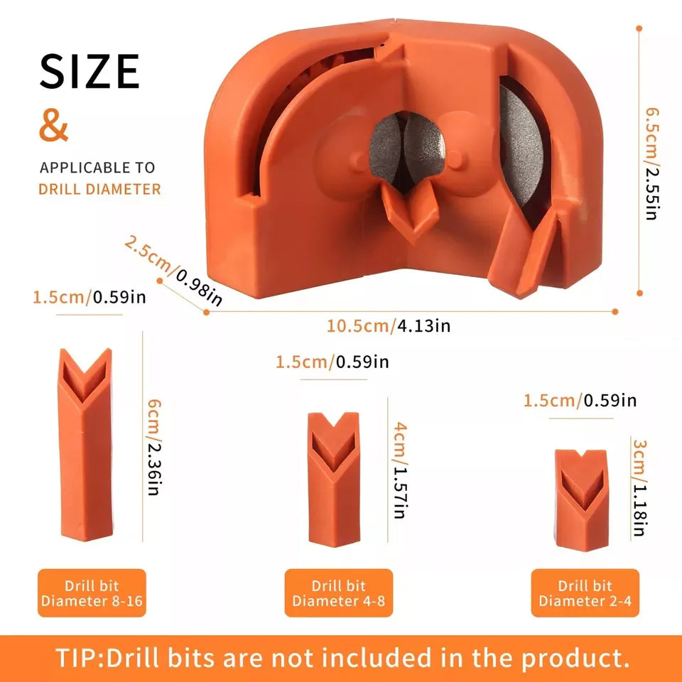 Electric Drill Bit Sharpener Multifunction Scissor/Knife Drill Sharpening Tool - AMULET RING STORE
