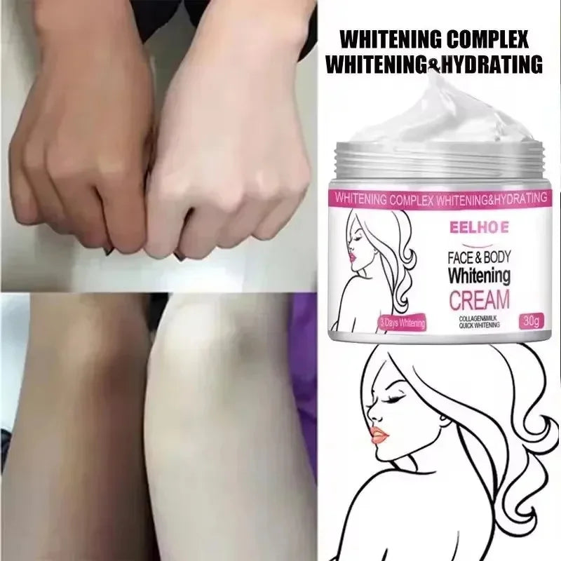 Brightening Cream For Intimate Parts Body Knees Remove Dull Pigments Brighten Serum Elbows Knuckles Lightening Skin Care Product - AMULET RING STORE