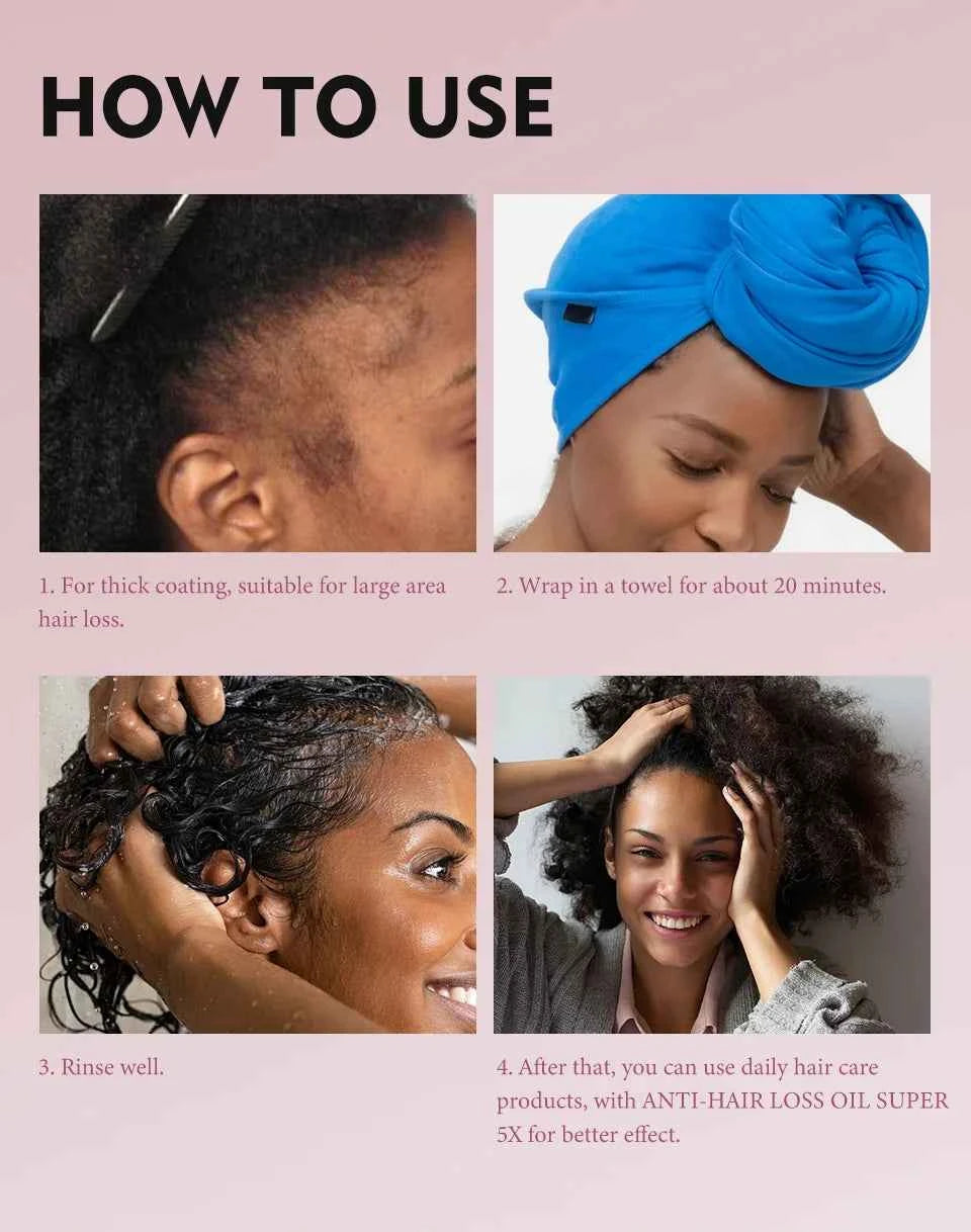 100% Pure Natural KARKAR Butter Hair Growth Oil Anti-Hair Loss Oil Repair Damaged Scalp Treatment Serum Oil For All Hair Types