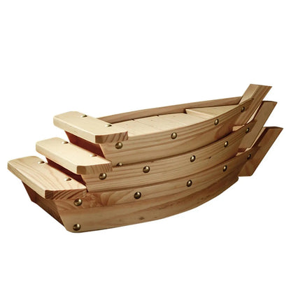 Creative Sushi Boat Plate Melamine Tray Fruit Snacks Tray, Boat Serving Tray for Kitchen Tea House Dining Room Food, Steak - AMULET RING STORE