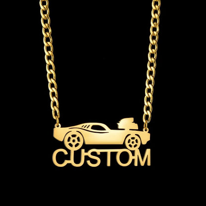 Custom Name Necklace 5mm Nk Chain Stainless Steel Jewelry For Women Personalized Chains Christmas Gift New Year Accessories