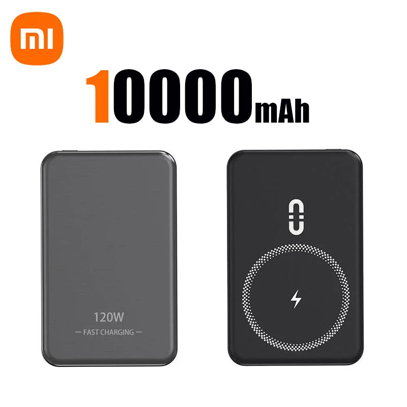 Xiaomi 120W Magnetic Power Bank 50000mAh Large Capacity Wireless Magnetic Fast Charger Portable Power Supply for iPhone Samsung