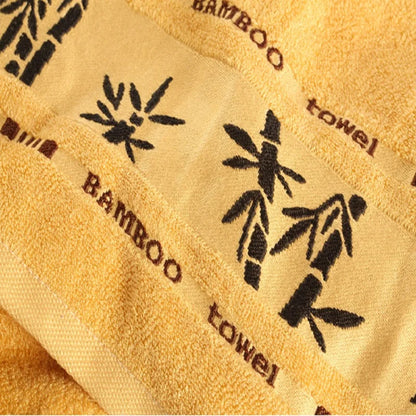 Set of 1/4/6 Bamboo Fiber Towels Sets Home Bath Towels Adults Face Towel Thick Absorbent Luxury Bathroom Towels Toalha De Praia - AMULET RING STORE