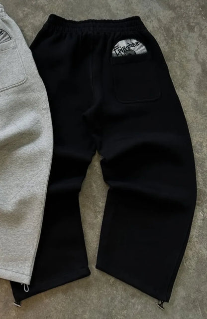 2025 Trendy High Street Retro Casual Streetwear Men's Sports Suit Y2K Harajuku Embroidered Hoodie Women Hip-hop Loose Sweatpants - AMULET RING STORE