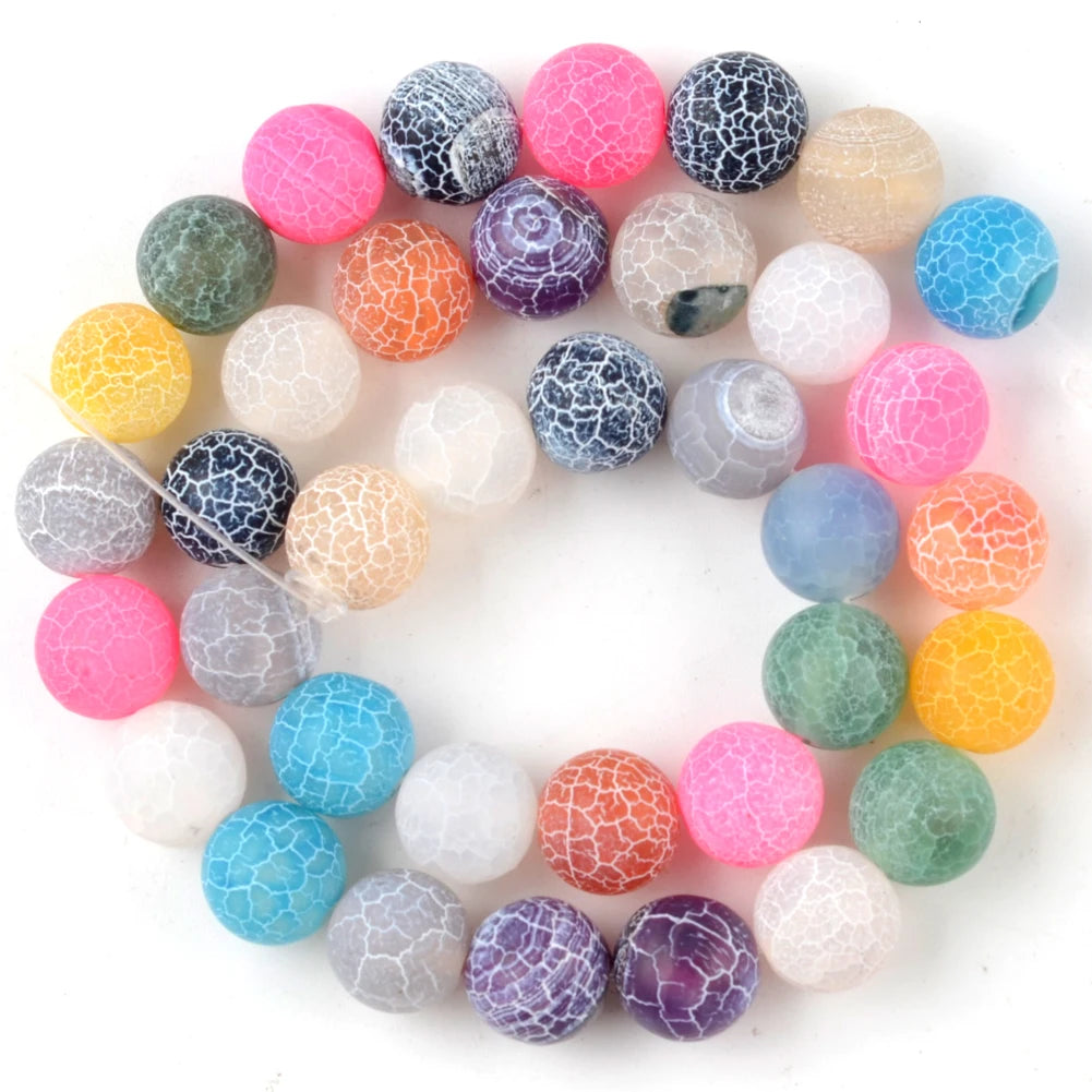 45 Styles Natural Stone Beads Amethyst Purple Jades Agate Crystal Glass Beads Jewelry Making Findings DIY Bracelet Accessories - AMULET RING STORE