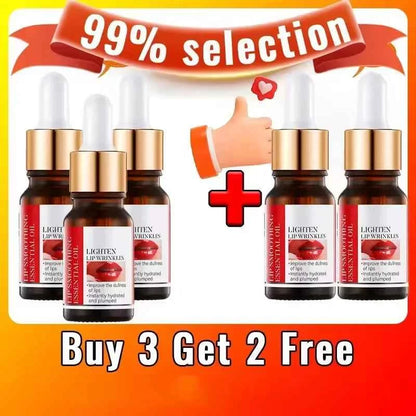 Lip Booster Plumping Serum Oil Hyaluronate Acid Moisturizing Sexy Enhancer Non-Irritating Brighten Fade Lines Plump Products
