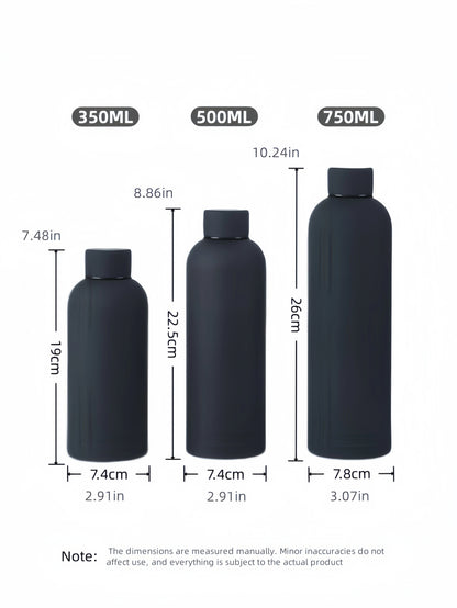 350-750ML Stainless Steel Thermos Cup Portable Small Mouth Water Cup Travel Outdoor Sports Water Bottle Vacuum Flask Gym Kettle - AMULET RING STORE