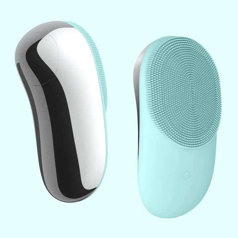 Rechargeable Sonic Face Cleanser Washing Skin Massager Ultrasonic Silicone Electric Mini Facial Cleansing Brush