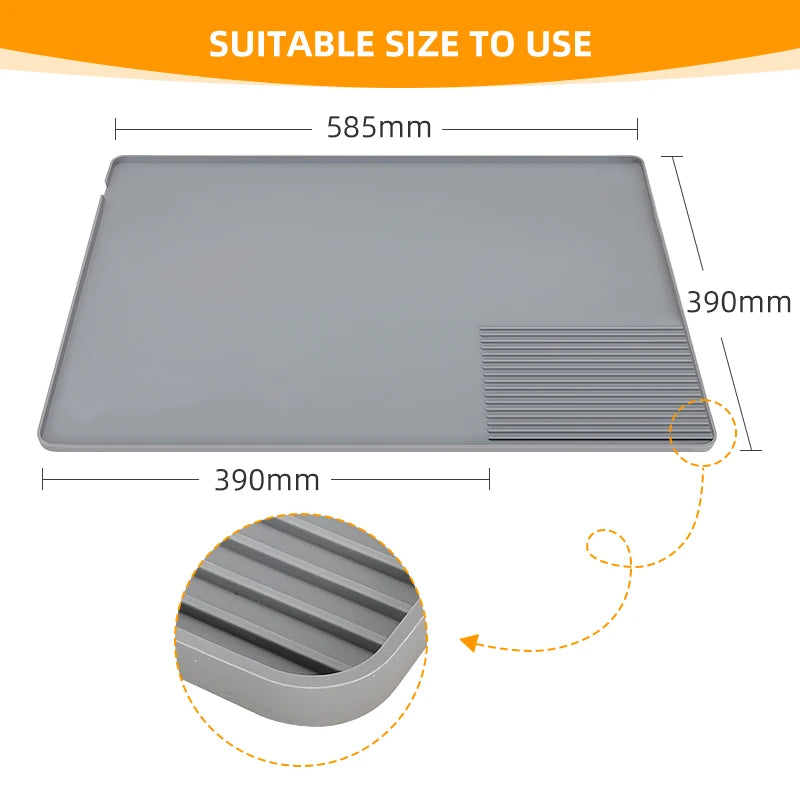 Coffee Tamper Mat Espresso Portafilter Station Silicone Bar Machine Pad Rubber Anti Slip Bar Kitchen Barista Tools Accessories - AMULET RING STORE