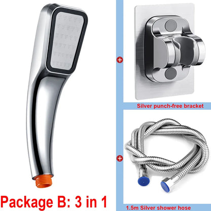 G1/2" Bathtub Shower Faucet Hot and Cold Water Mixing Valve Bathroom Set Countertop Mounted Chrome Plated Valve Bath Shower Set