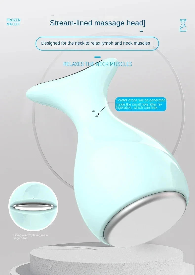 Face Skin Ice Roller Cooler Skin Lifting Face Cooling Massager Ice Compress Calm Skin Ice Cooler Eye Pouch Cooler Edema Remover