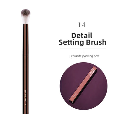 Hourglass Makeup Brushes Powder Foundation Concealer Blusher Bronzer Eye Shadow Eyebrow Eyeliner Sculpting Brush - AMULET RING STORE