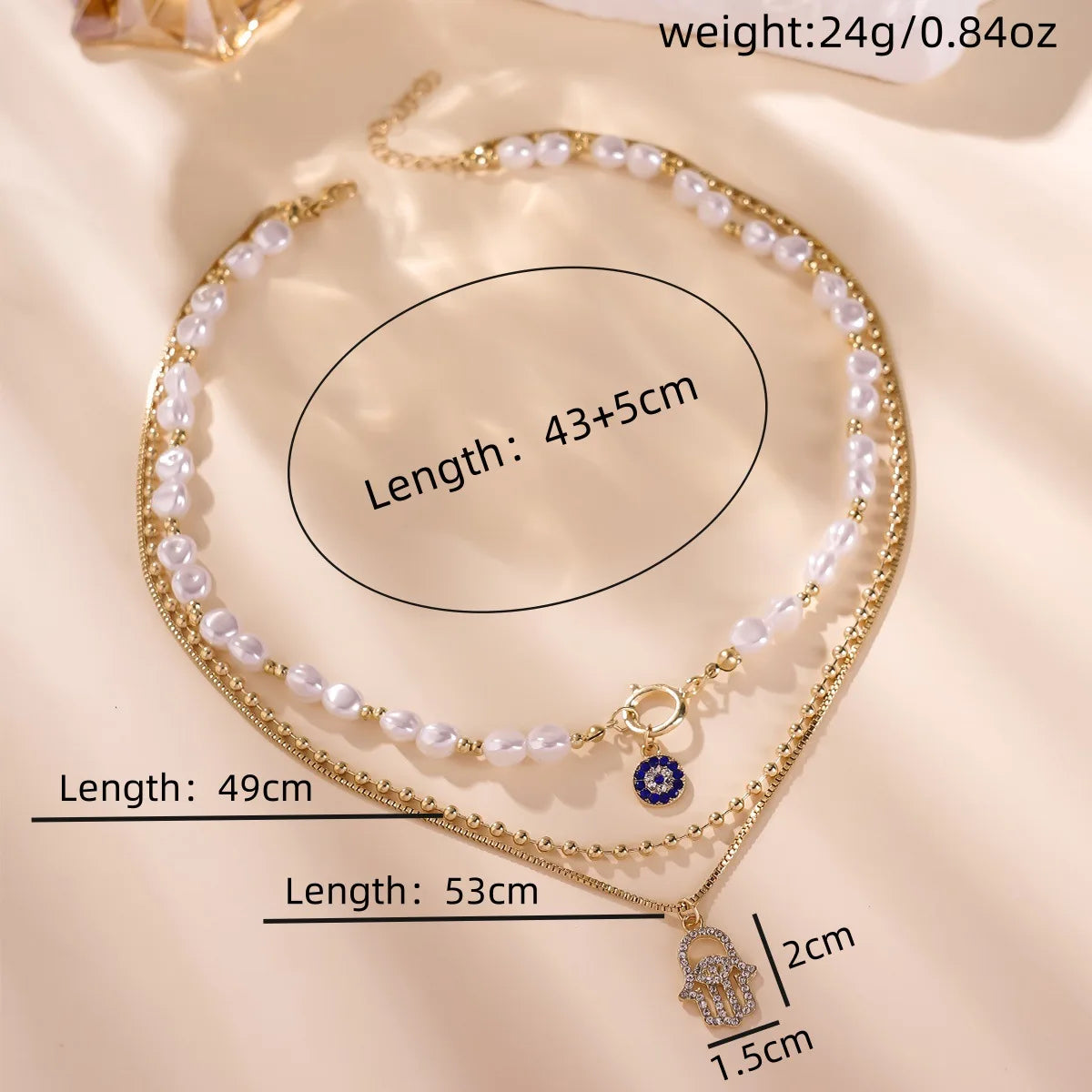 Sparkling women's fashionable necklace combination, trendy and avant-garde pendant, suitable for daily wear and holiday parties