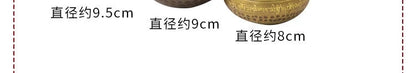 Nepal Handmade Tibetan Bowls Large Brass Singing Bowl Buddhist Meditation Sound Therapy Chakras Healing Sound Bowls Mindfulness - AMULET RING STORE