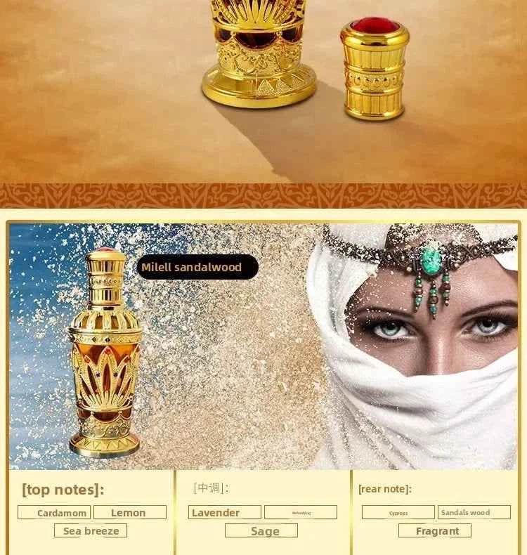 Mysterious Exotic Arabian Middle East Wooden EDP Unnisex Scent Saudi Mysore Sandalwood Men's Perfume Long-lasting Male Pheromone
