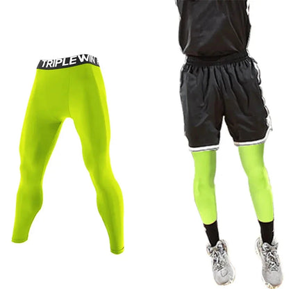 Men Women Kid Children Running Long Tights GYM Pocket Pants Basketball Football Soccer Fitness Exercise Sport Hiking Leggings 12