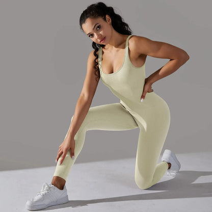 Sport Suit Yoga Outfits Set Clothes Fitness Jumpsuit Sportswear For Women Gym Running Training Athletic Suit Wear For Female D43