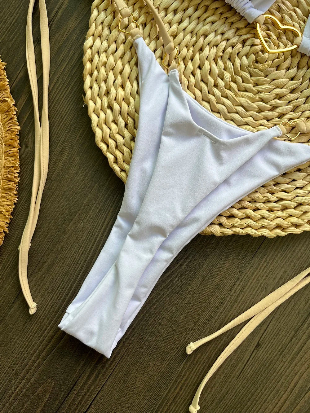 RUOTONSEPT Sexy Halter Solid color Bikini Set Women's Swimsuit Two-piece Triangle Thong Swimwear Bathing Suit Brazilian Biquinis - AMULET RING STORE