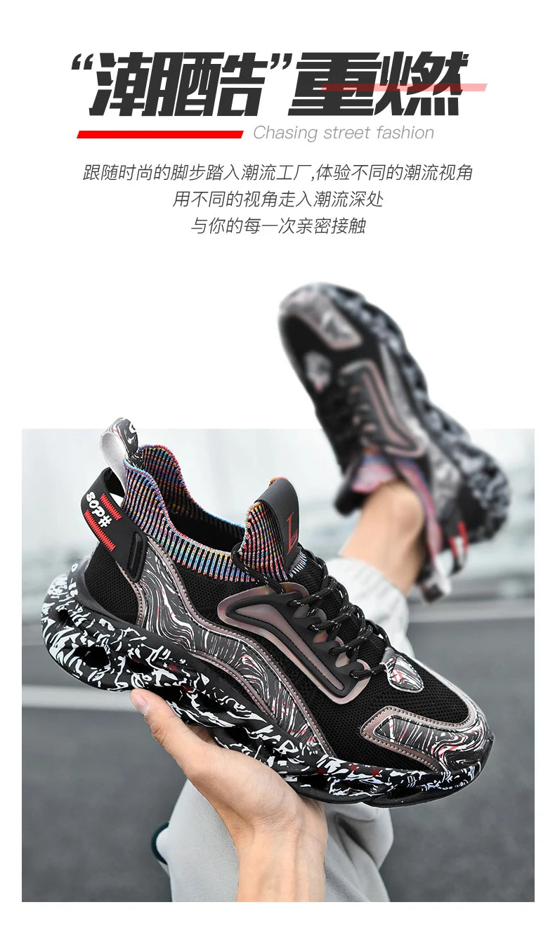 Shoes men Sneakers Male casual Mens Shoes tenis Luxury shoes Trainer Race Breathable Shoes fashion loafers running Shoes for men - AMULET RING STORE