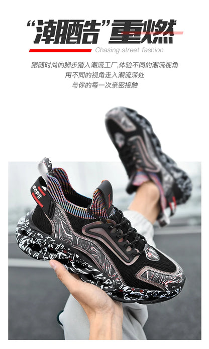 Shoes men Sneakers Male casual Mens Shoes tenis Luxury shoes Trainer Race Breathable Shoes fashion loafers running Shoes for men - AMULET RING STORE