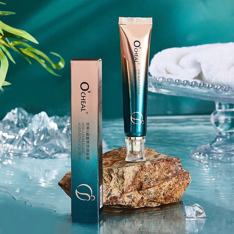 OCHEAL Eye Moisturizing Cream Fades Fine Lines Anti Dark Circles Eye Serum Remove Eye Bag Puffiness Anti-Aging Firmness Eye Care - AMULET RING STORE