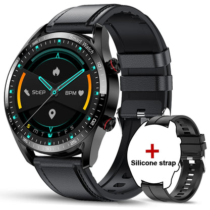 New Business Smart Watch Men 1.53 inch Full Screen Touch Multi Sport Mode ECG+PGG Sport Waterproof Bluetooth Call Smartwatches