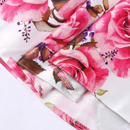 Girls' formal dress dress, printed princess dress, children's dress, flower performance outfit, children's dress