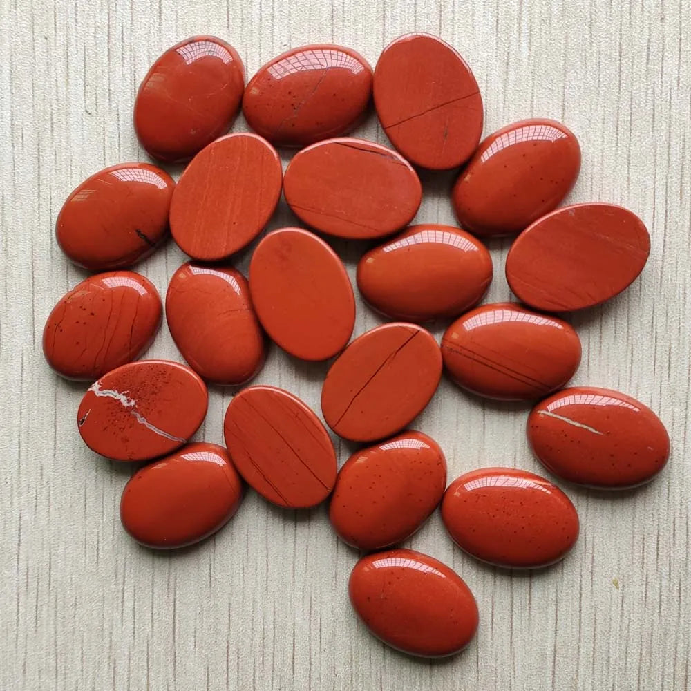 Fast shipping 20pcs/lot Wholesale 18x25mm 2022 hot sell natural stone mixed Oval CAB CABOCHON teardrop beads for jewelry making - AMULET RING STORE