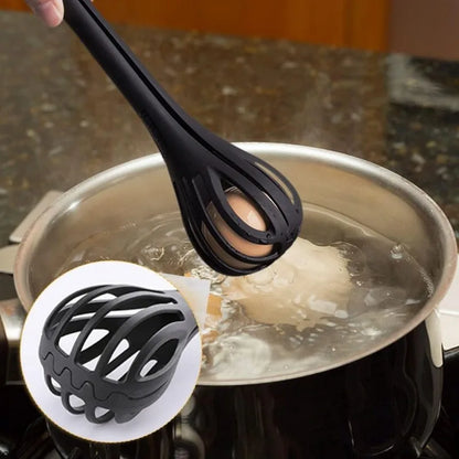 2-in-1 Food Clip & Egg Whisk Multifunctional Handheld Blender Kitchen Tool for Salad Mixer Eggs Pasta Food Cooking Mixing - AMULET RING STORE