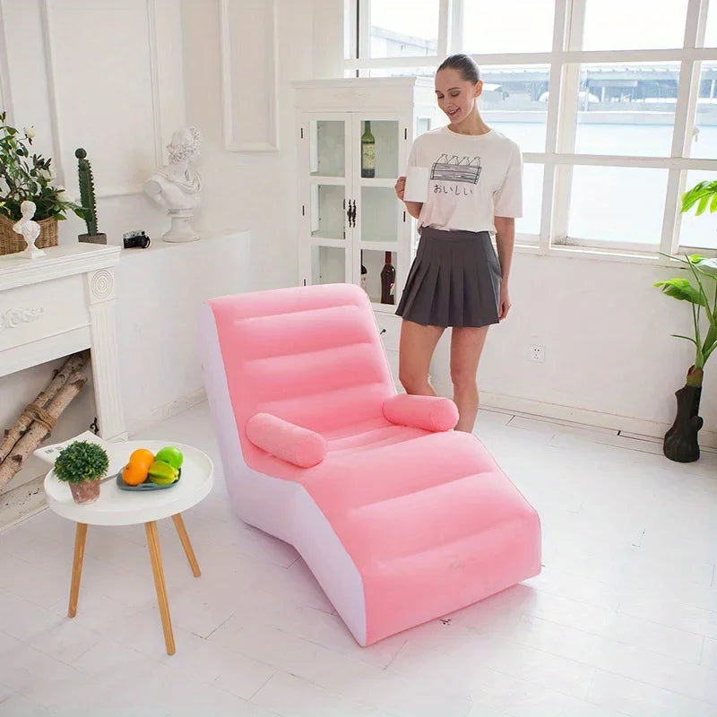 Outdoor Foldable Inflatable Sofa Lounge Couch Sleeping Bed Outdoor Chairs