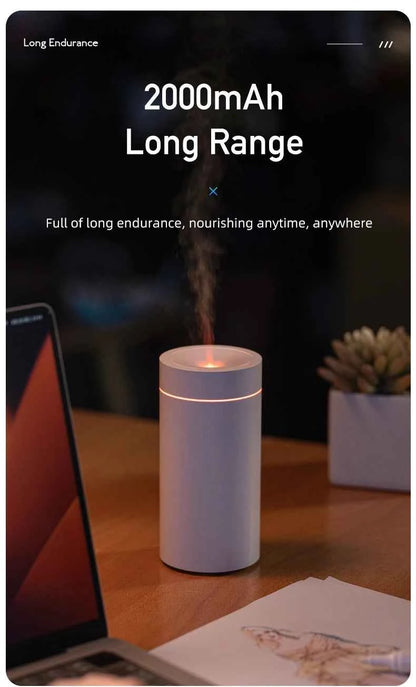 Colorful Car USB Mounted Diffuser Machine Mini Portable Automatic Spray Wireless Car Mounted Home Aromatherapy Humidifier