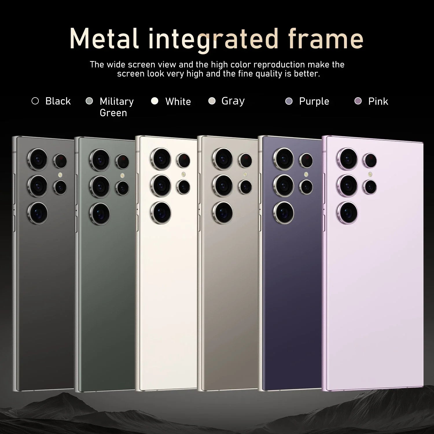 S24 Pro,Smartphone Android,6.8 inch,8GB RAM,256GB ROM,Dual SIM,Mobile phone,Google Play Store,24+48MP,6000mAh,celulares - AMULET RING STORE